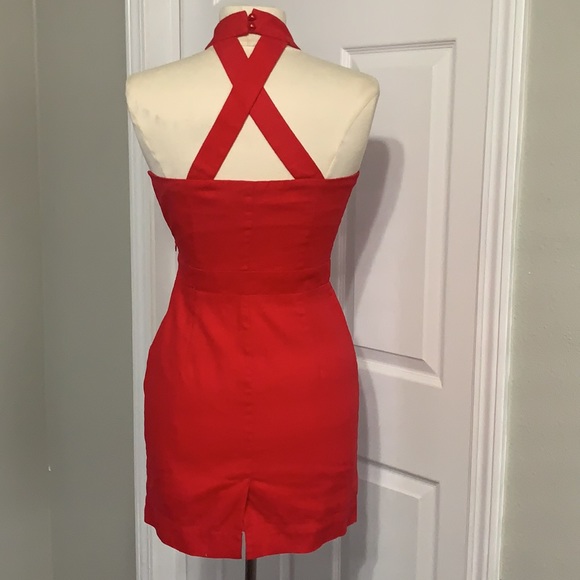 Red Aryn K. Dress ❤️ Small - Picture 4 of 8